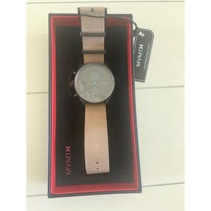 MVMT Men’s Gunmetal Sandstone Watch. NWT